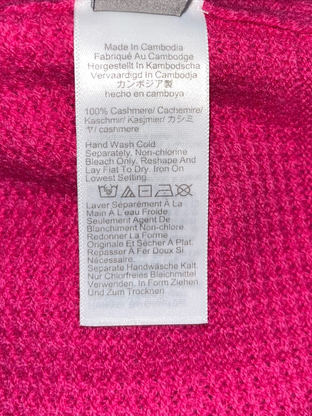 NWT J CREW Cashmere Waffle Stitch Crewneck Sweatshirt M - Picture 5 of 5